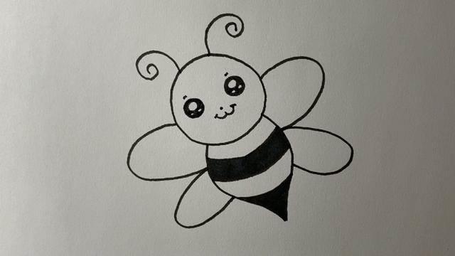 蜜蜂简笔画 蜜蜂简笔画简单