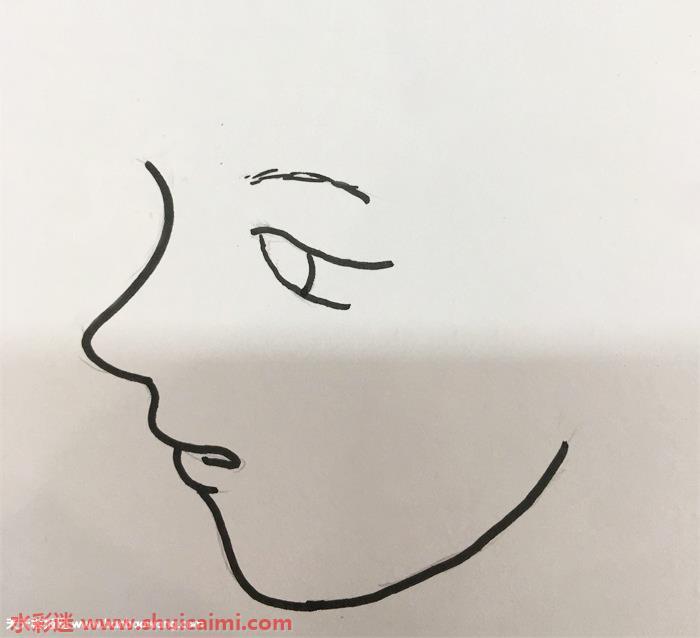 脸上的伤疤简笔画教程