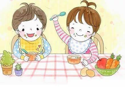 吃饭简笔画 吃饭简笔画儿童画