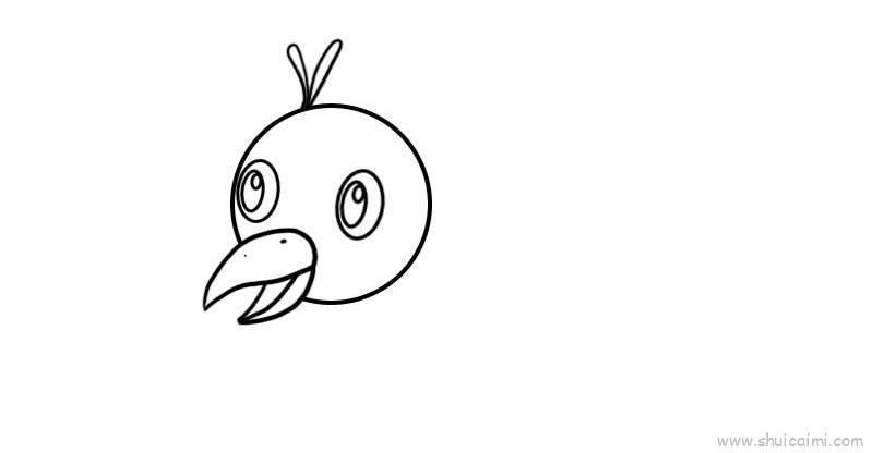 小鸟儿童画怎么画 小鸟简笔画顺序