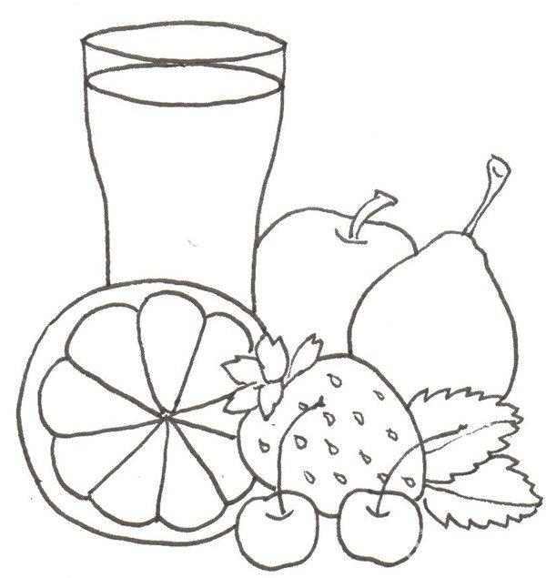 水果大杂烩的简笔画怎么画 水果大杂烩的简笔画图片大全