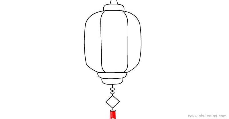 红灯笼儿童画怎么画 红灯笼简笔画图片