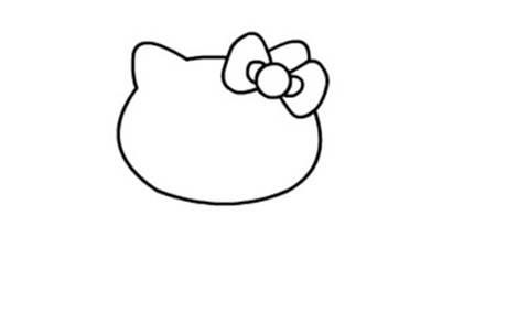 kitty猫简笔画 kitty猫简笔画带颜色