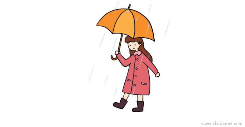 谷雨儿童画怎么画 谷雨简笔画顺序
