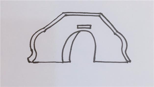 桥的简笔画怎么画 桥简笔画步骤