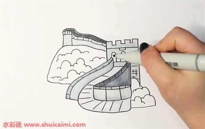 长城怎么画 长城简笔画画法