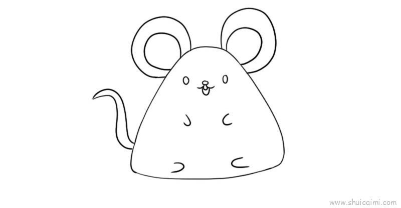 画鼠儿童画怎么画 画鼠简笔画顺序
