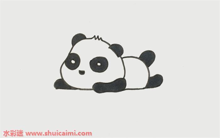 熊猫可爱怎么画 熊猫可爱简笔画画法
