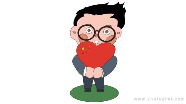 我爱祖国简笔画怎么画 我爱祖国简笔画顺序