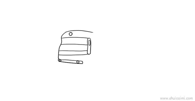 火车儿童画怎么画 火车简笔画步骤