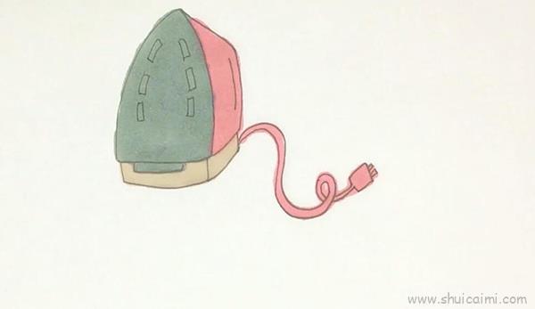 熨斗儿童画怎么画 熨斗简笔画步骤