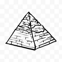 金字塔简笔画 金字塔简笔画图片大全彩色