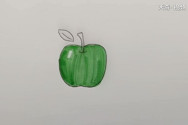 苹果简笔画怎么画 苹果简笔画好看