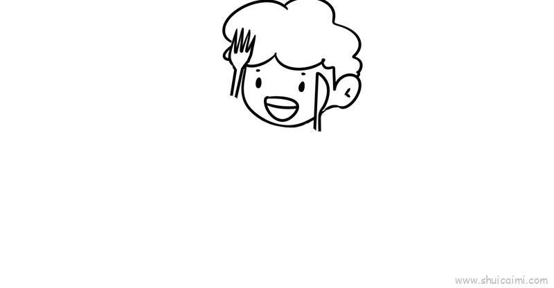 儿童节吃大餐儿童画怎么画 儿童节吃大餐简笔画简单