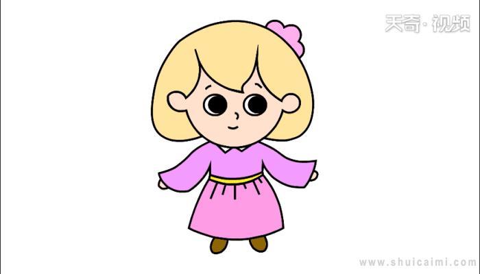 洋娃娃简笔画怎么画 洋娃娃简笔画图片大全