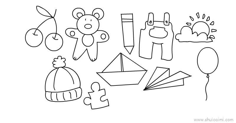 实用物品儿童画怎么画 实用物品简笔画好看