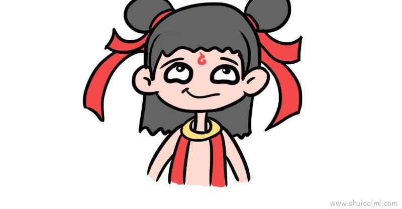 那吒儿童画怎么画 那吒简笔画简单