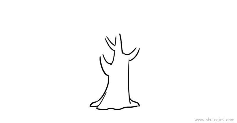 树儿童画怎么画 树简笔画简单