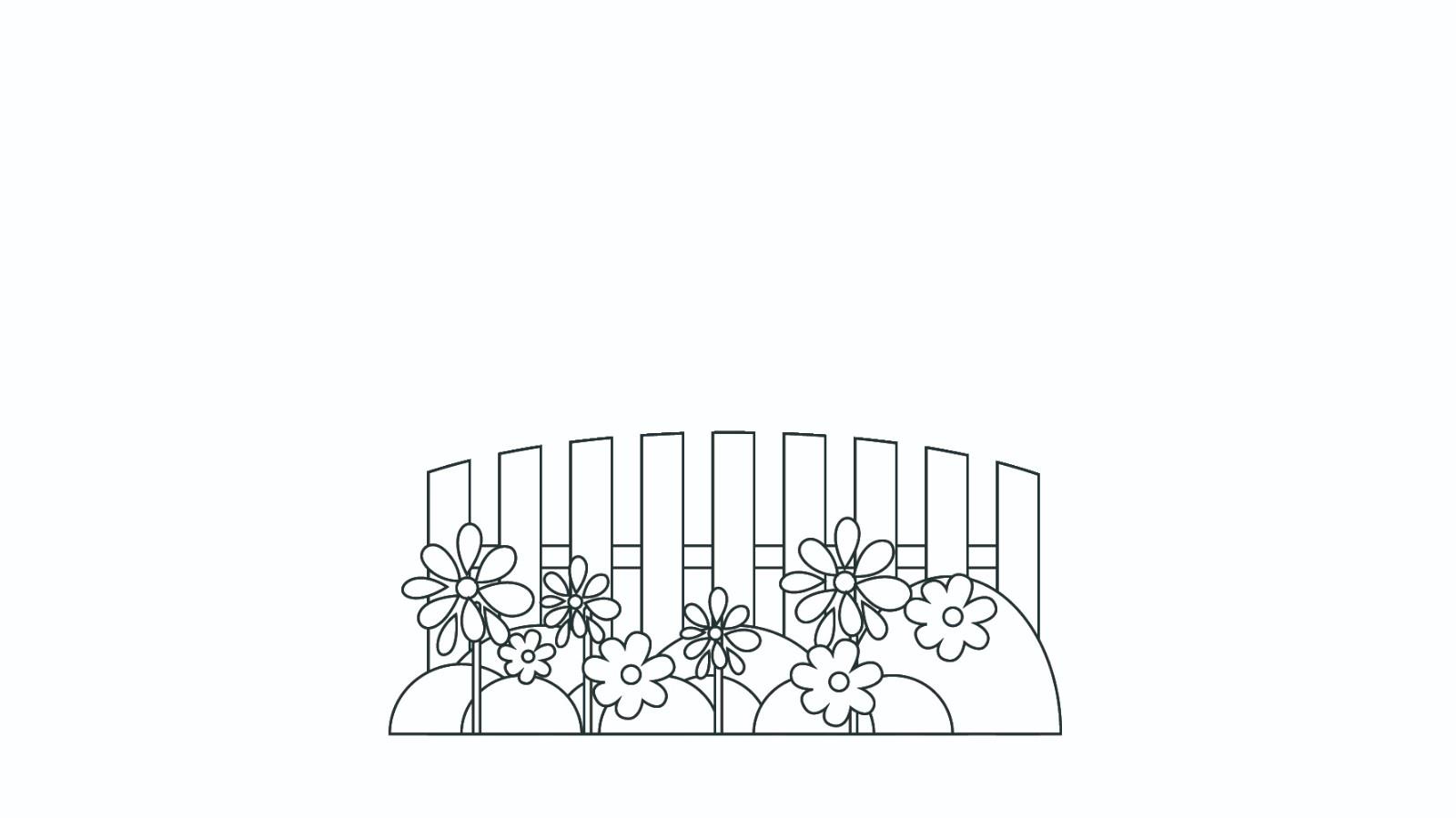花园简笔画怎么画 花园简笔画简单又好看