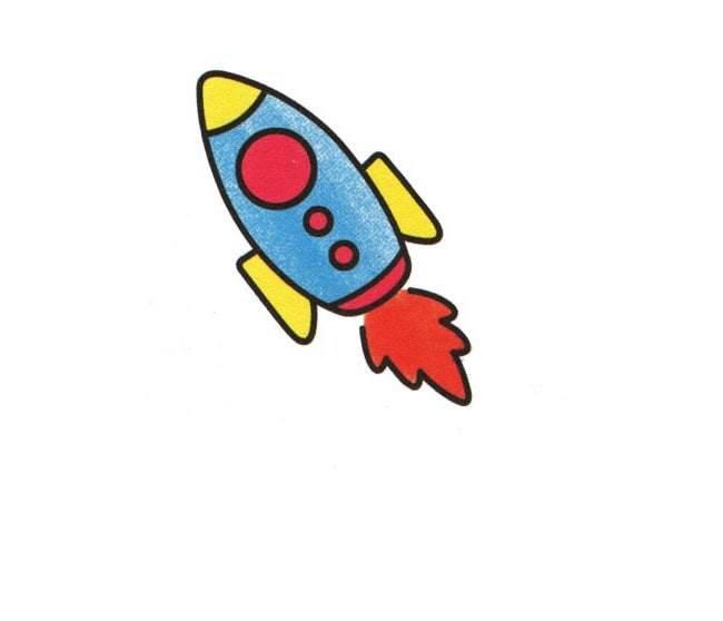 火箭的简笔画 火箭的简笔画简单漂亮
