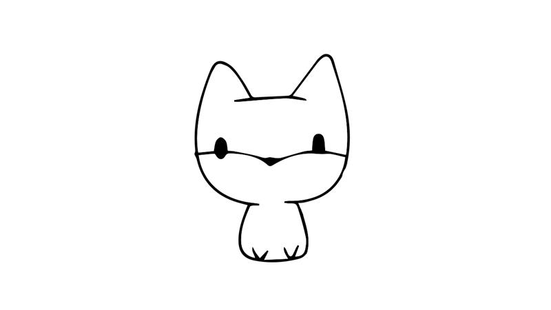小狐狸简笔画怎么画 小狐狸简笔画图片大全