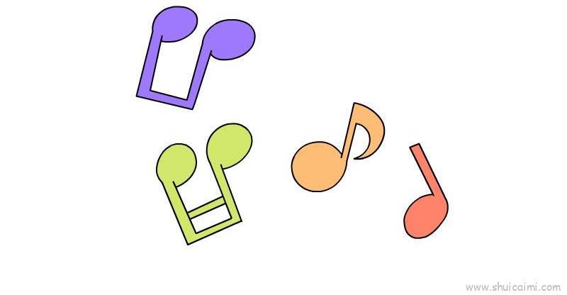 音乐符号儿童画怎么画 音乐符号简笔画图片大全