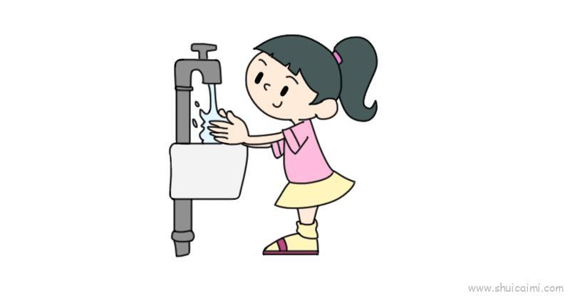 预防肺炎儿童画怎么画 预防肺炎简笔画简单