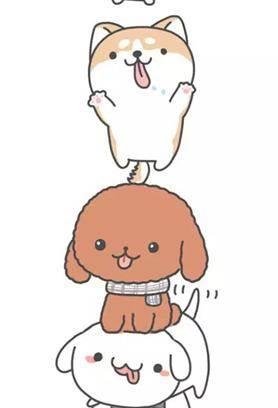 狗简笔画 狗简笔画简单可爱