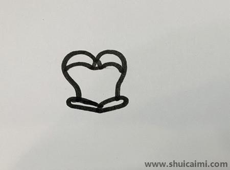婚纱裙儿童简笔画