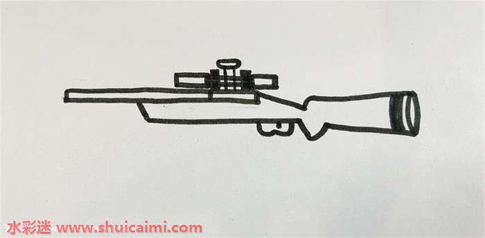 m24怎么画 m24简笔画简单彩色