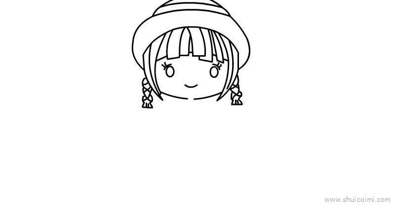 人物少女儿童画怎么画 人物少女简笔画画法