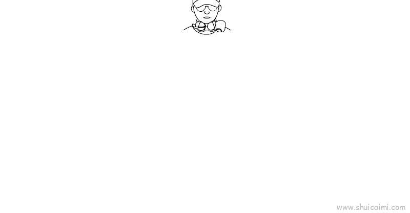 特种兵儿童画怎么画 特种兵简笔画顺序