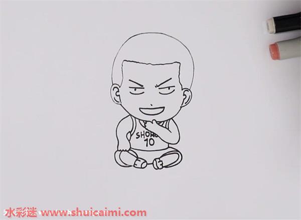 灌篮高手q版怎么画 灌篮高手q版简笔画简单又漂亮彩色