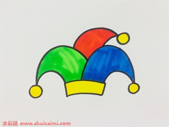 小丑的帽子怎么画 帽子简笔画画法