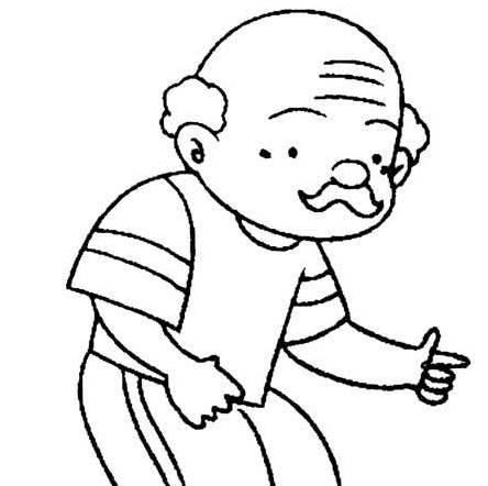 爷爷简笔画图片大全 爷爷简笔画图片大全彩色