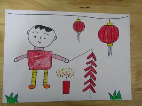 春节简笔画 春节简笔画简单又漂亮