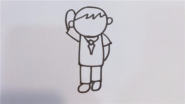 少先队员简笔画怎么画 少先队员简笔画画法