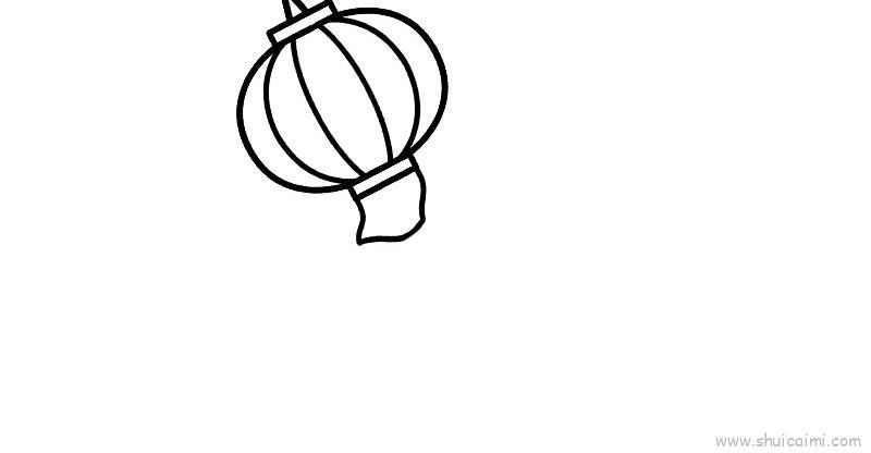 新年灯笼儿童画怎么画 新年灯笼简笔画顺序