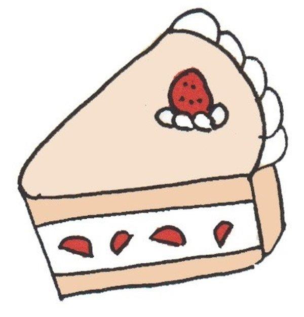 蛋糕的简笔画怎么画 蛋糕的简笔画图片大全