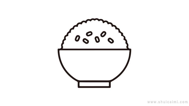 大米简笔画怎么画 大米简笔画简单