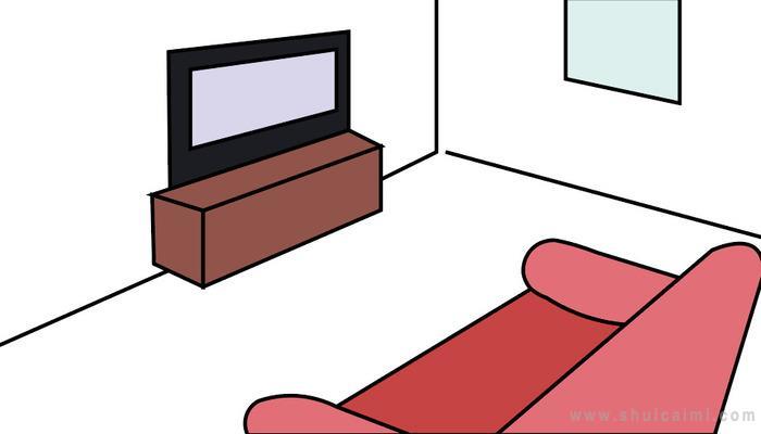 客厅简笔画怎么画 客厅简笔画顺序