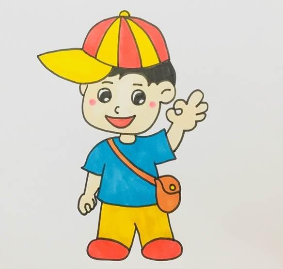 开心简笔画 开心简笔画图片