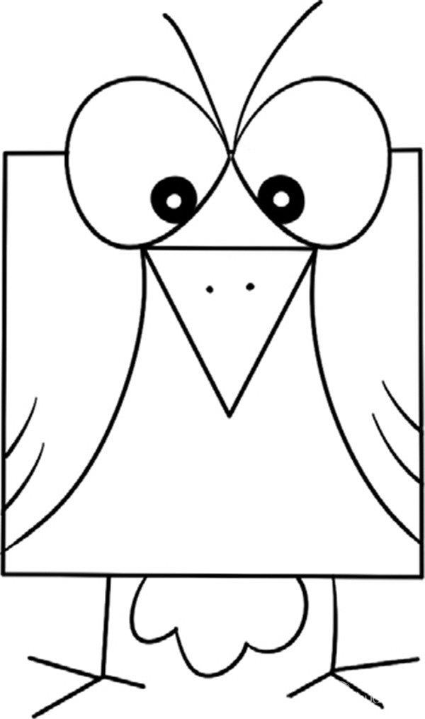 淘气的小鸟的简笔画怎么画 淘气的小鸟简笔画好看