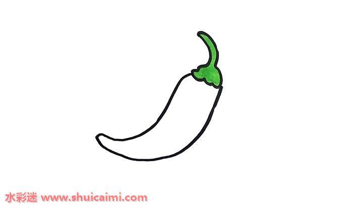 辣椒怎么画 辣椒简笔画画法