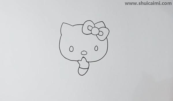 哈喽Kitty简笔画怎么画 哈喽Kitty简笔画简单又好看