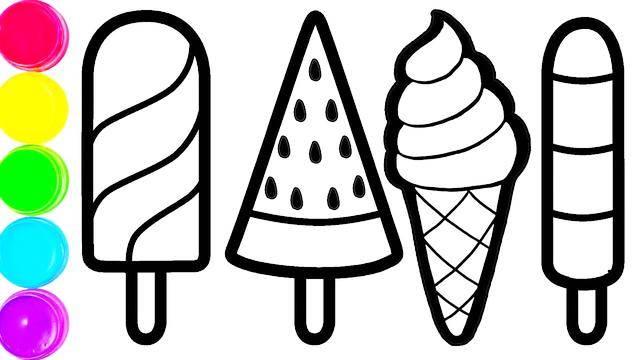 雪糕简笔画 雪糕简笔画图片大全