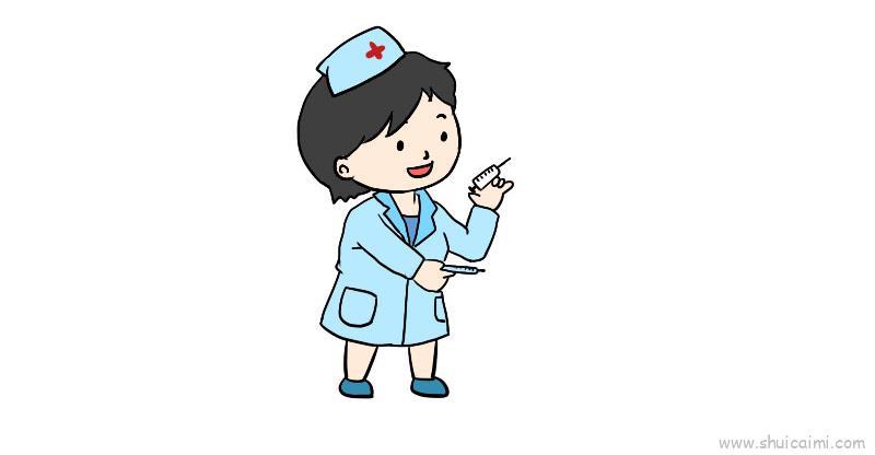 最美护士，愿所有医护工作者平安儿童画怎么画 最美护士，愿所有医护工作者平安简笔画简单又好看