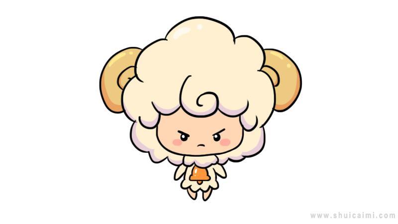 十二星座q版萌图白羊座简笔画怎么画 十二星座q版萌图白羊座简笔画画法