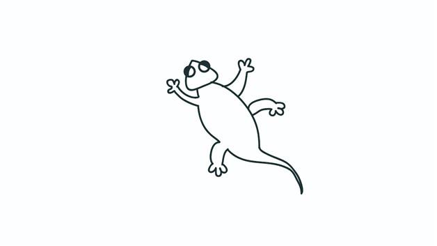 壁虎的简笔画怎么画 壁虎简笔画简单又好看