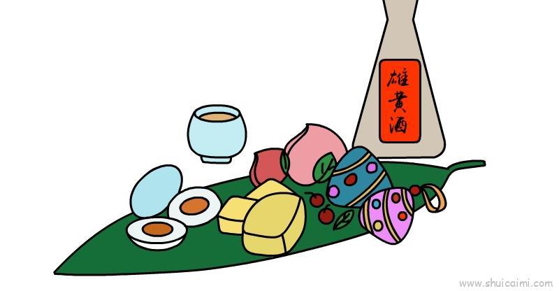 端午节食物儿童画怎么画 端午节食物简笔画好看